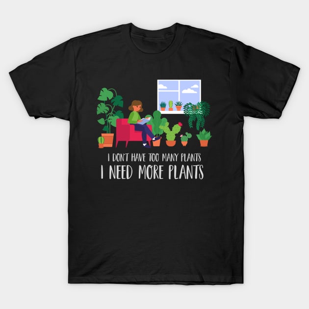 Plant Addict T-Shirt by Denotation